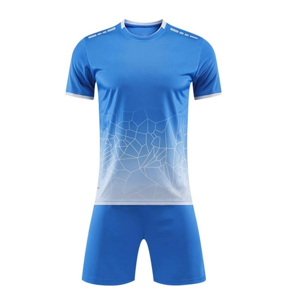 Odeerbi 4-16 Años Niños Verano Atletismo Trajes de Secado Rápido Deportes Correr Tops Pantalones Cortos Conjunto Transpirable Gradiente Manga Corta Top Shorts