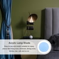 thumbnail image 3 of Minkissy Lamp Shades For Pendant Lamp Blue Round Lamp Shade For Dining 1Pack, 3 of 4