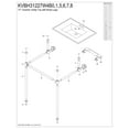 thumbnail image 4 of Kingston Brass KVBH31227W4B7 Templeton 31" Ceramic Console Sink with Brass Legs (8-Inch, 3-Hole), White/Brushed Brass, 4 of 6