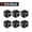 6 Black, variant on Magnetic Cable Clips, Adjustable Cord Holder Management, Adhesive Wire Keeper Organizer for Home Office Desk Phone PC Car