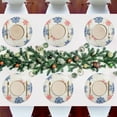 thumbnail image 7 of GZHJMY Christmas Snowflake Round Placemats Set of 1, Non-Slip PVC Table Mats Washable Heat Resistant Place Mats for Kitchen Dining Table Christmas Home Decor, 15.4 Inch Table Mat, 7 of 7