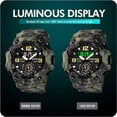 thumbnail image 4 of Reloj Gosasa S-Shock Camouflage Green Waterproof para hombre, 4 of 5