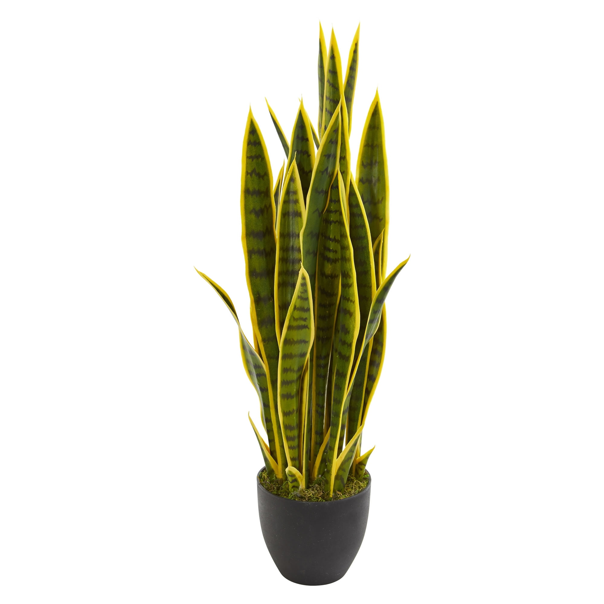 Nearly Natural 33in. Sansevieria Artificial Plant, Green - Walmart.com ...