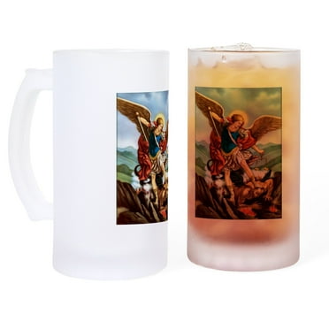 CafePress - Saint Michael The Archangel - 16 oz Frosted Glass Beer Mug