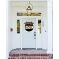 thumbnail image 2 of Noel Front Door Sign Funny Wreaths Hanging Wooden Plaque Decoration Round Rustic Wood Farmhouse Porch Decor for Home Front Door Decor, 11 x 11 Inch, 2 of 5
