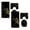 Black 2Pack, variant on 2Pack Black And Gold 3 Bathroom Rugs Set Bath Rug Mat And Toilet Lid Cover Bathroom Products Home Decor