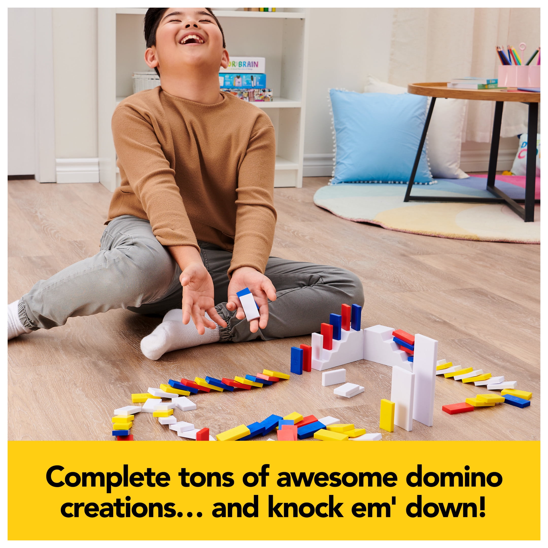 Spin Master Games, Lily Hevesh H5 Domino Creations 100-Piece Dominoes Set, Kids Games, Building Toys, Classic Game, Dominoes for Adults, Ages 5+