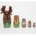 thumbnail image 3 of Bits and Pieces "Woody And Friends" American Woodland Nesting Dolls Set of 5 Dolls From 5.5" Tall, 3 of 6