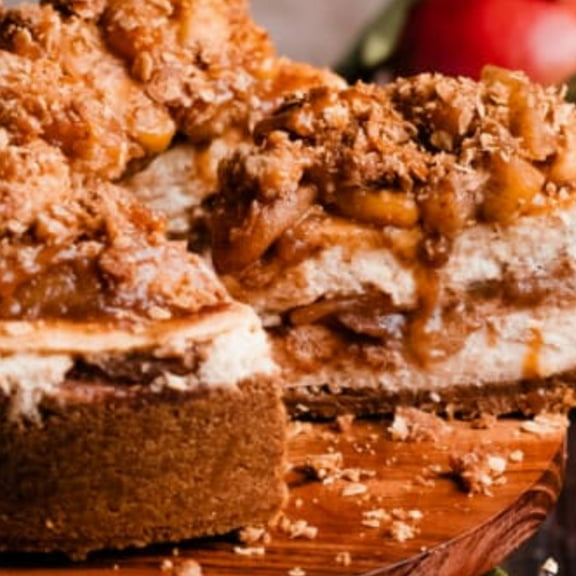 Cheesecake Palace Apple Caramel Cheesecake - 8 Slices