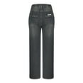 thumbnail image 4 of REALiKUN Jeans for Women Wide Leg Baggy Jeans High Waist Cargo Pants Casual Loose Boyfriends Trousers Vintage Streetwear, 4 of 8