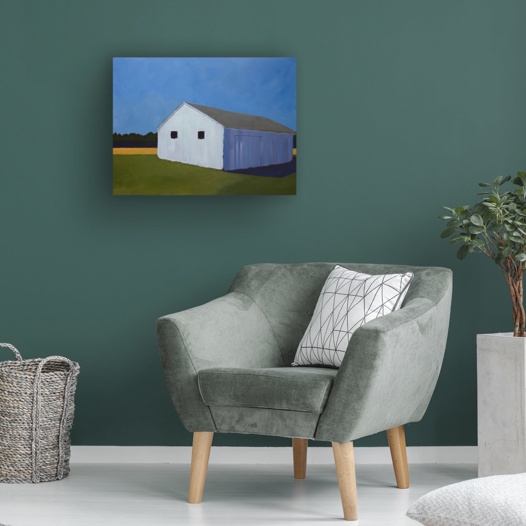 Trademark Fine Art Carol Young Orient Barn Canvas Wall Art