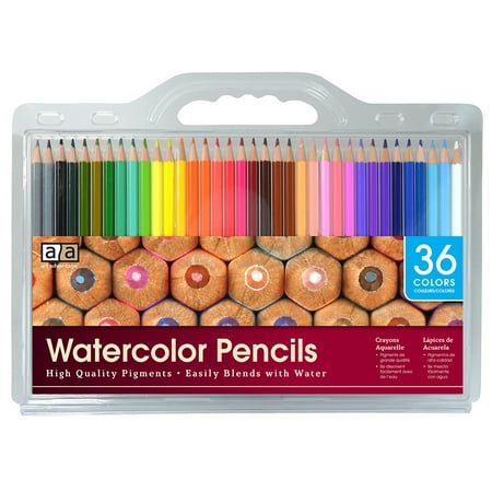 Art Advantage Watercolor Pencil 36 Color Set (Best Watercolor Pencils For Dolls)