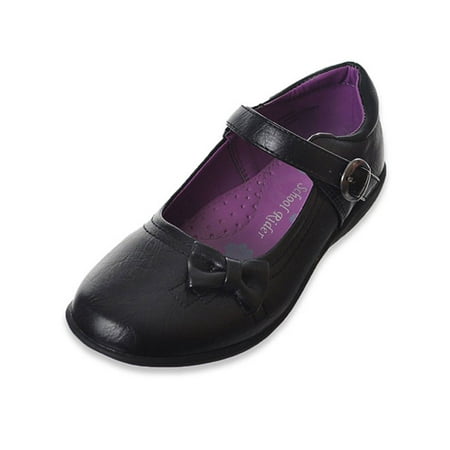 

School Rider Girls Mary Jane Shoes (Sizes 5 - 10) - black 10 toddler
