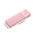 thumbnail image 3 of Wovilon Pure Color Personality Macaron Color Stationery Box Creative Candy Color Student Pencil Case Office Supplies Office Stationery, 3 of 5