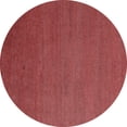 thumbnail image 1 of Ahgly Company Indoor Round Abstract Red Modern Area Rugs, 7' Round, 1 of 4