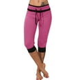 thumbnail image 1 of Niuer Womens Capris with Pocket Slim Workout Joggers Drawstring Sweatpants Lounge Pajama Capris Activewear, 1 of 2