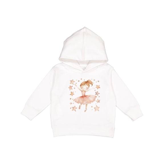Inktastic Ballerina Girl in Pink Toddler Hoodie