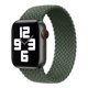 thumbnail image 1 of Correa para Apple Watch 42 mm/44 mm/45 mm/49 mm Series Ultra 8 SE 7 6 5 4 3 2 1 - Bucle simple tejido verde medianoche - Talla S, 1 of 3