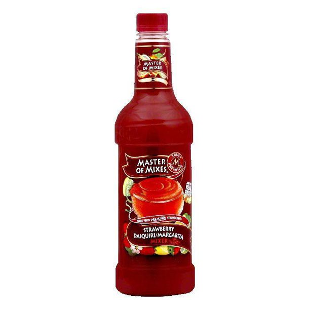 Master of Mixes Strawberry Daiquiri Mix, 33.8 OZ (Pack of 6) Walmart