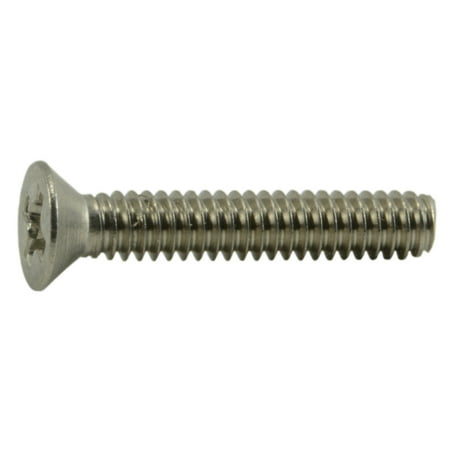 

#2-56 x 1/2 18-8 Stainless Phillips Flat Head Machine Screws (24 pcs.)