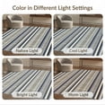 thumbnail image 7 of ODIKA 8'x10' Washable Area Rug Non-Shedding, Easy Care, Layering Striped Plaid Checks Farmhouse Rectangular Felpudo Gingham for King Size Bedroom Under Bed, Master Suite, 7 of 7