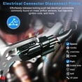 thumbnail image 4 of Fabulas 4Pcs Electrical Disconnect Pliers, 60 Degree Straight Electrical Connector Pliers, Separator Pliers for Electrical Wiring, Plug Disconnect Pliers Set Rapid Automotive System Removal Tool, 4 of 7