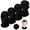 Black, variant on Lsupdaol 4 Pcs Winter Kids Balaclava Face Mask with Reflective Stripe Windproof Ski Mask for Kids 5-12 Boy Girl Cold Weather