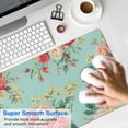 thumbnail image 4 of Long Mouse Pads for Desk,Pioneer Flower Floral Print Pattern Desk Mats on Top Of Desks, Desk Mouse Pad Extra Large with 3mm Non-Slip Base and Stitched Edge for Gaming,Office,Work,Home 35.4"x15.7", 4 of 6