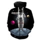 thumbnail image 3 of Sudadera con capucha y cremallera de astronauta espacial para hombres y mujeres, sudaderas casuales con estampado 3D, sudaderas de manga larga para niños, sudaderas de gran tamaño, ropa de calle, 3 of 5