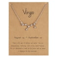 thumbnail image 1 of Bijoux en Liquidation Collier Pendentif Douze Diamants Chaîne Clavicule Multicolore, 1 of 1