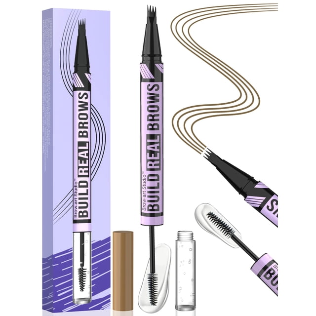 Bolígrafo y gel para cejas iMethod 2 en 1 para cejas con doble punta