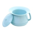 thumbnail image 2 of Chamber Pot Urine Bucket Spittoon Portable Compact Design for Elderly Travel and Bedside Use at Night, 2 of 9