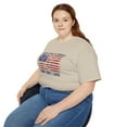 thumbnail image 7 of USA Land that I Love American Flag July 4 US Unisex Ultra Cotton Tee, 7 of 7