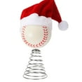 thumbnail image 2 of Christmas Tree Ornaments - Santa Hat And Baseball Tree Ornaments: Lightweight Design, Full Of Festive Spirit, Suitable For Parties, Studios, And Other, 2 of 5