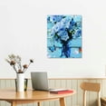 thumbnail image 3 of ARISTURING Flower Wall Art White Blue Floral Vase Canvas Wall Art Inspirational Bible Wall Decor Butterflies Canvas Prints Framed Bathroom Wall Art for Living Room, 3 of 5