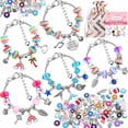 thumbnail image 1 of Kit de fabricación de pulseras con dijes Acejoz, 85 unidades, para adultos y niños, 1 of 7