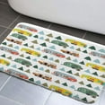 thumbnail image 3 of RV Bathroom Rugs for Camper Trailer Camping Bathroom, Camping Tent with Trees and Mountain, Happy Camper Non-Slip Bath Carpet, Bath Mats for Bathroom Floor, Tub and Shower(19"X31"), 3 of 3