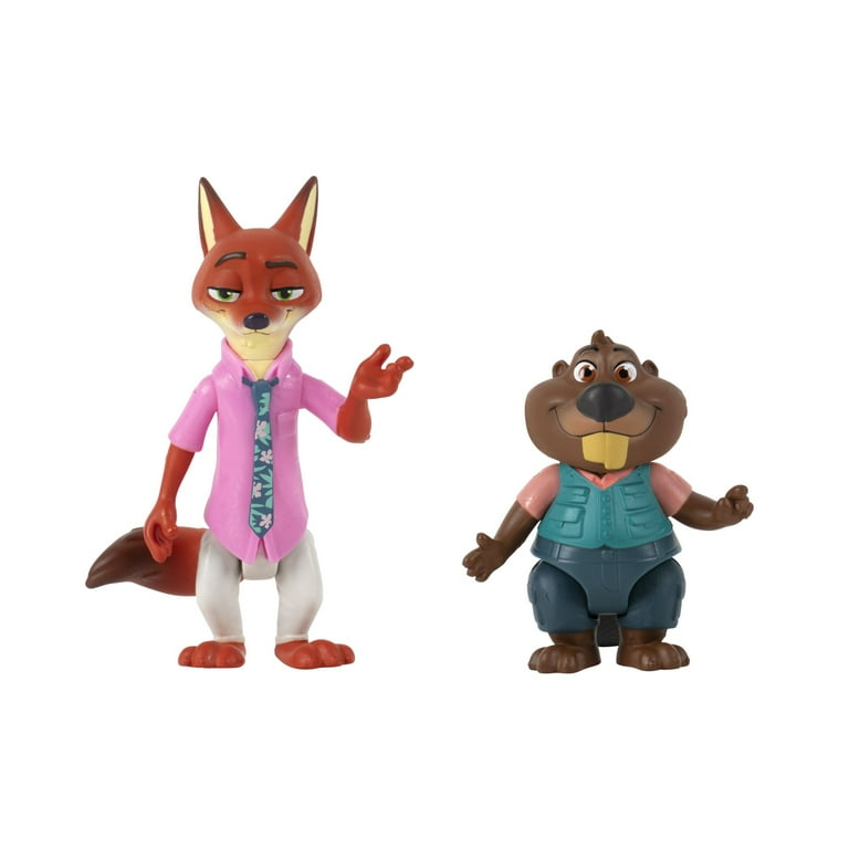 Disney's Zootopia 2 Two Pack - 3 inch Two Figure Pack of Nick