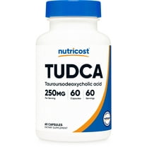 Nutricost Tudca 250mg, 60 Capsules (Tauroursodeoxycholic Acid) - Gluten Free, Non-GMO Supplement