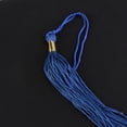 thumbnail image 3 of Adjustable Adults Student Mortar Board Graduation Hat Fancy Dress Accessory (Black+Blue), 3 of 5
