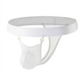 thumbnail image 2 of USNSM Men's Jockstraps Athletic Supporters Underwear Mesh Jock Strap Sports Stretch Breathable Thongs White XXL, 2 of 3