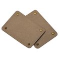thumbnail image 1 of Unique Bargains Handbag Grip Protector Leather Handle Wrap, Golden Brown 2 Pack, 1 of 5