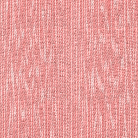 Ahgly Company Machine Washable Indoor Square Transitional Pastel Pink Area Rugs, 8' Square