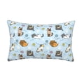 thumbnail image 1 of zhangmingg Housse de Coussin Décorative Réversible en Flanelle pour Canapé Lit Salon Jeté Douillet pour la Maison, 1 of 5