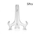 thumbnail image 1 of Bgsha 5pcs Transparent Folding Tray Bracket Rack Multi-purpose Ornaments Craft, 1 of 9
