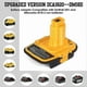 thumbnail image 2 of 2025 New Dm18d Dca1820 Battery Adapter With Usb For Dewalt 20v/18v For Milwaukee M18 18v Lithium Battery Dcb204 Dcb205 Converter For Dewalt 18v/20v Ni, 2 of 4
