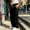 Black, variant on WIZUTIZ Men's Pleated Wide Leg Pants Elastic Drawstring Waist Relaxed Fit Solid Color Casual Track Trousers