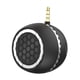 thumbnail image 2 of Mini altavoz para teléfono con conector jack de 3,5 mm, portátil, compacto, recargable, amplificador de línea Negro, 2 of 9