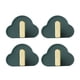 thumbnail image 1 of GOOHOCHY 4 PCS Ropa Ganchos Punzonado Sin colgar ganchos Cloud Forma Sombrero Bolsa Ganchos, 1 of 7
