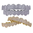 thumbnail image 1 of 2 Unids Parrillas Personalizadas Boca Inferior 18K Chapado En Oro Tapas De Parrilla Fernando Tapas de boca y dientes, 1 of 8
